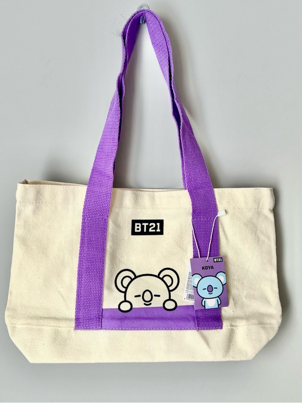 BTS BT21 Mini Canvas Tote Bag - KOYA (RM)